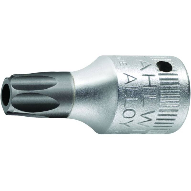 foto del prodotto 44 ktxb t 25 schraubendrehereinsatz 1 4 zoll mit bohrung 01351025 1 4 6.3 mm inserto giravite t 25 1 4 stahlwille