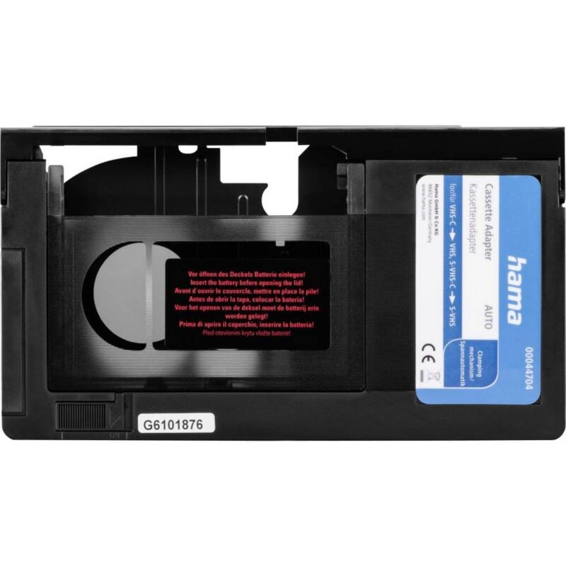 foto del prodotto 44704 adattatore cassette vhs c hama