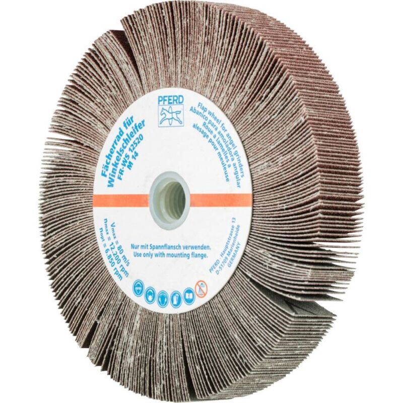 foto del prodotto 44782512 mola abrasiva a lamelle per smerigliatrice angolare diametro 125 mm 2 pz. pferd