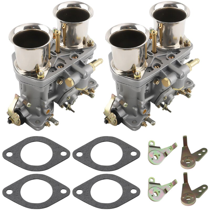 foto del prodotto 44idf 44 idf 2x carburetors air horns for vw fiat porsche carburatori