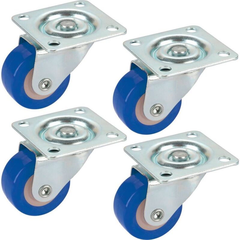 foto del prodotto 450126 ruota girevole diametro ruota 30 mm capacit di carico max. 20 kg 4 pz. d rner helmer