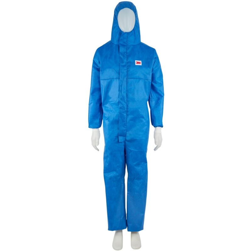 foto del prodotto 4532 indumento di protezione 5 6, ssmms polipropilene 52g mq, ar alcool resistant , blu, taglia m 3m