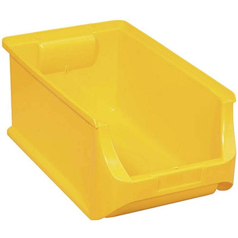 foto del prodotto 456214 cassetta impilabile da magazzino l x a x p 205 x 150 x 355 mm giallo 1 pz. - allit