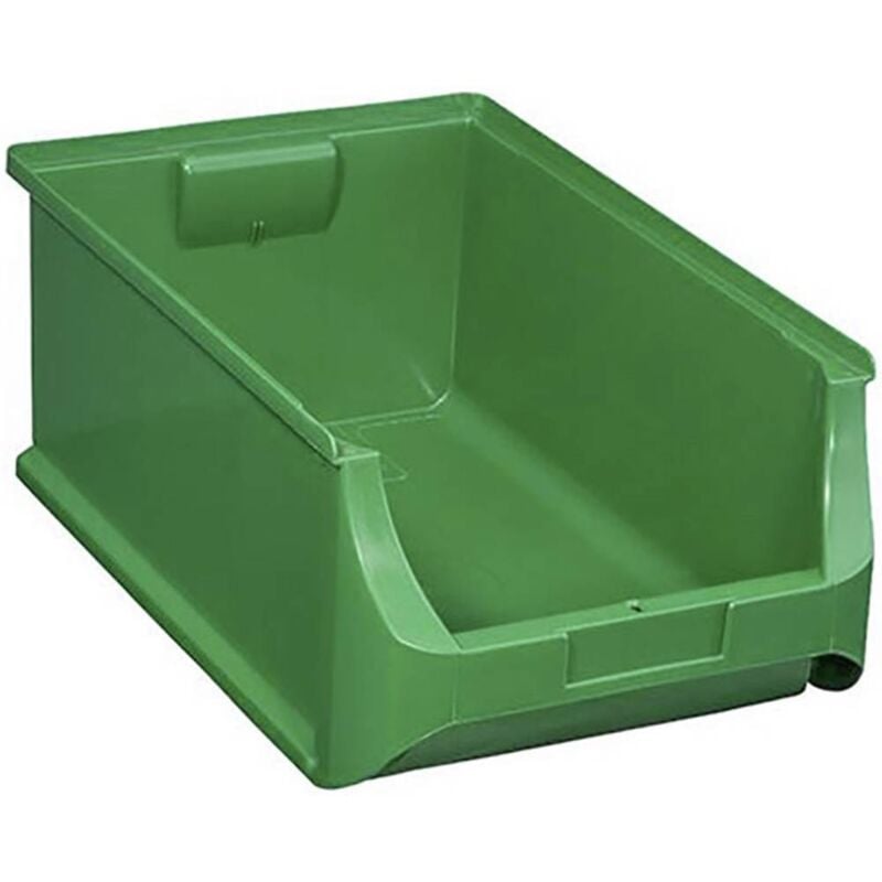 foto del prodotto 456219 cassetta impilabile da magazzino l x a x p 310 x 200 x 500 mm verde 1 pz. allit