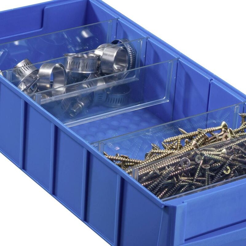 foto del prodotto 456591 divisore per contenitore da magazzino profiplus shelfbox divider b trasparente 4 pz. allit