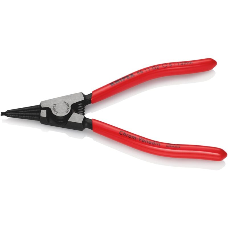 foto del prodotto 46 11 g2 pinza per anelli di sicurezza per anelli di presa su alberi rivestiti in resina sintetica bonderizzata nera 140 mm