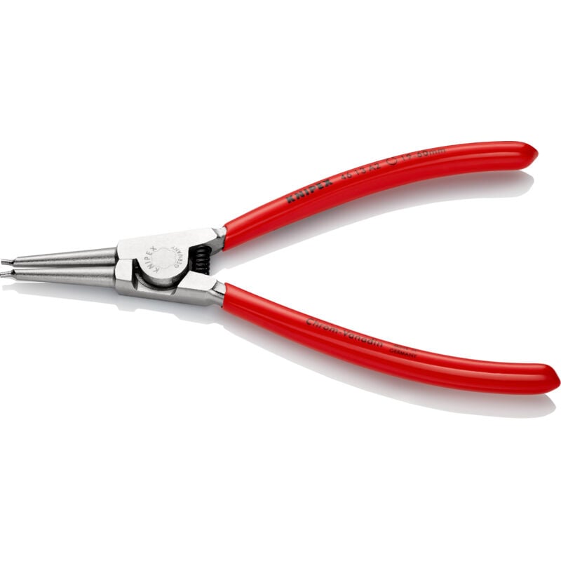 foto del prodotto 46 13 a2 pinza per anelli di sicurezza per anelli di sicurezza esterni su alberi rivestiti in resina sintetica cromata 180 mm