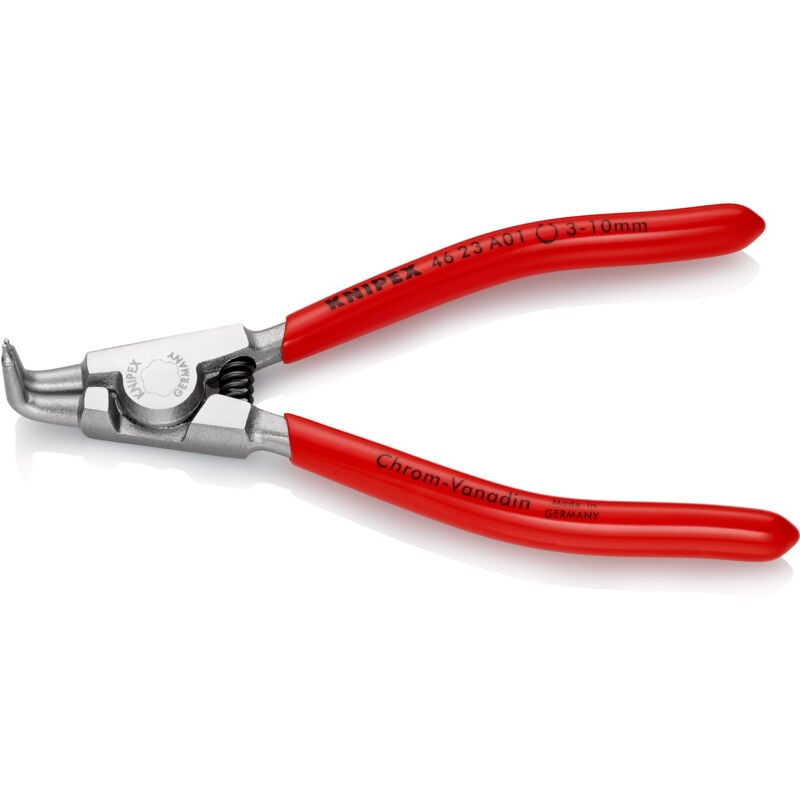 foto del prodotto 46 23 a01 pinza per anelli di sicurezza per anelli di sicurezza esterni su alberi rivestiti in resina sintetica cromata 125 mm