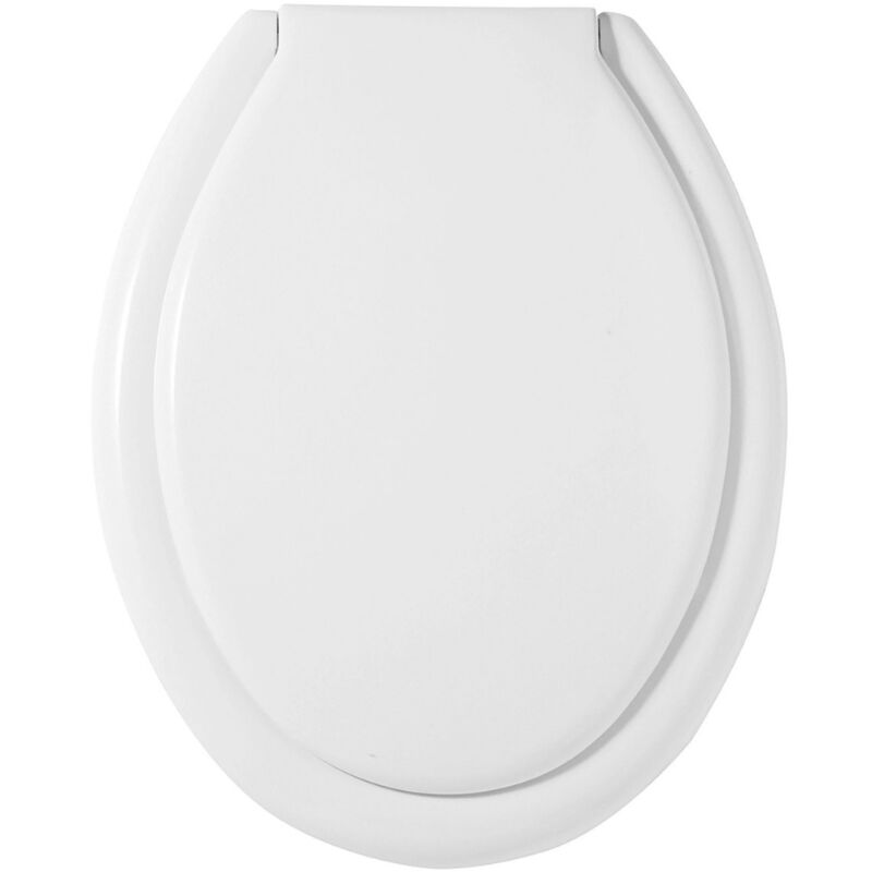 foto del prodotto 4642101 tavoletta wc copriwater, sedile wc, tavoletta water universale, coprivaso in termoindurente, copri wc con cerniere regolabili in nylon,