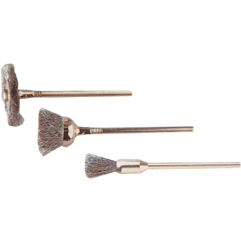 foto del prodotto 476.00 3 mini spazzole gambo 3 mm poggi