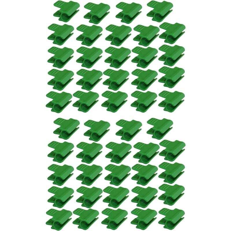 foto del prodotto 48 pezzi fascette stringitubo da giardino, raccordi per pellicole da capanno da giardino, diametro esterno 16 mm, picchetti per piante, fascette in