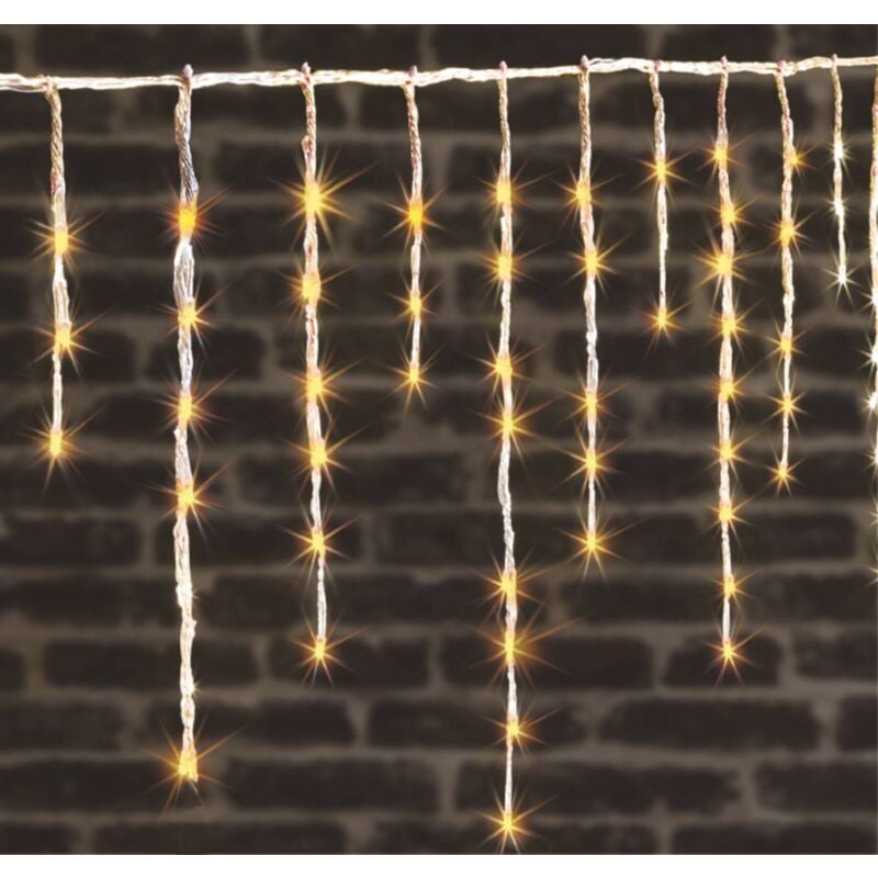 foto del prodotto 480 led bianchi caldi per esterni con effetto nevicata feeric lights christmas