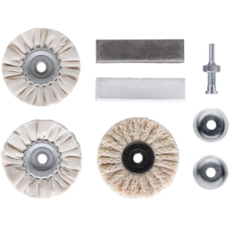 foto del prodotto 485300 kit di lucidatura 6 pz. incl pasta lucidante 6 pz. kwb