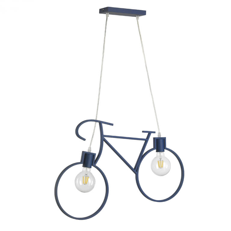 foto del prodotto 4900 sb lampadario in sospensione bike colore blu