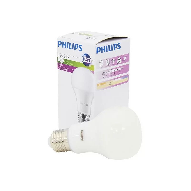 foto del prodotto 490808 e27 corepro lampadina led 6 40w 827 rn philips