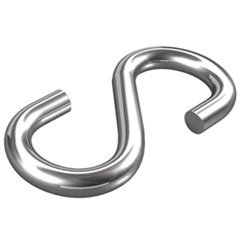 foto del prodotto 4910074 gancio a s 4 mm 32 mm acciaio inox a2 20 pz. d rner helmer