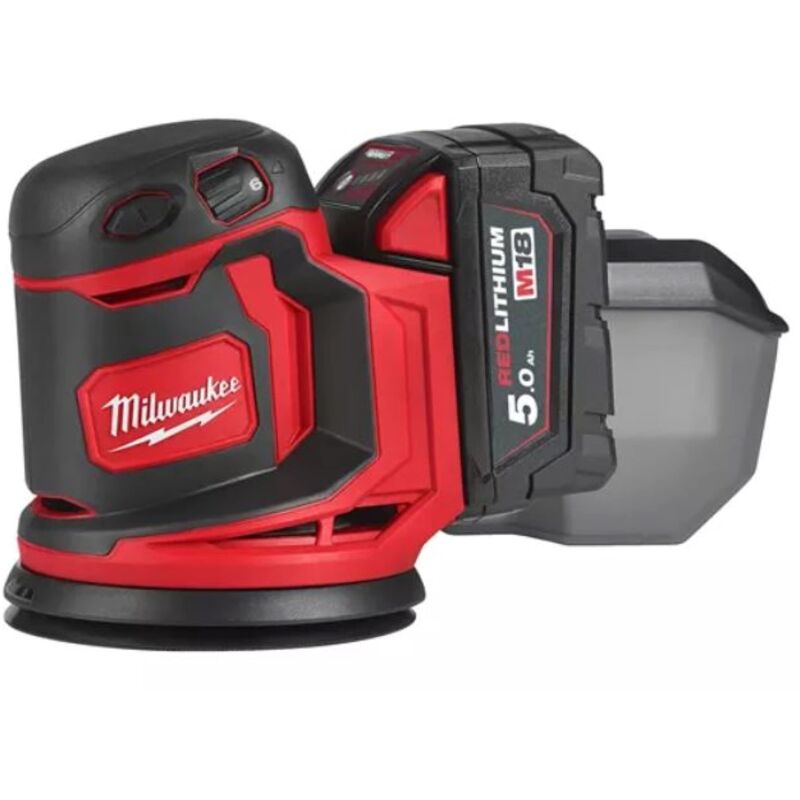 foto del prodotto 4933464229 levigatrice rotoorbitale 18 volt 5,0ah 125mm tecnologia fuel milwaukee