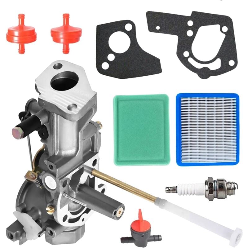 foto del prodotto 498298 carburatore per briggs &amp; stratton, kit carburatore per briggs stratton 498298 692784 495951 490533 495426 492611 490533 112202 112212 112212 1 12231 112232 motori da 5 hp 5,5 hp