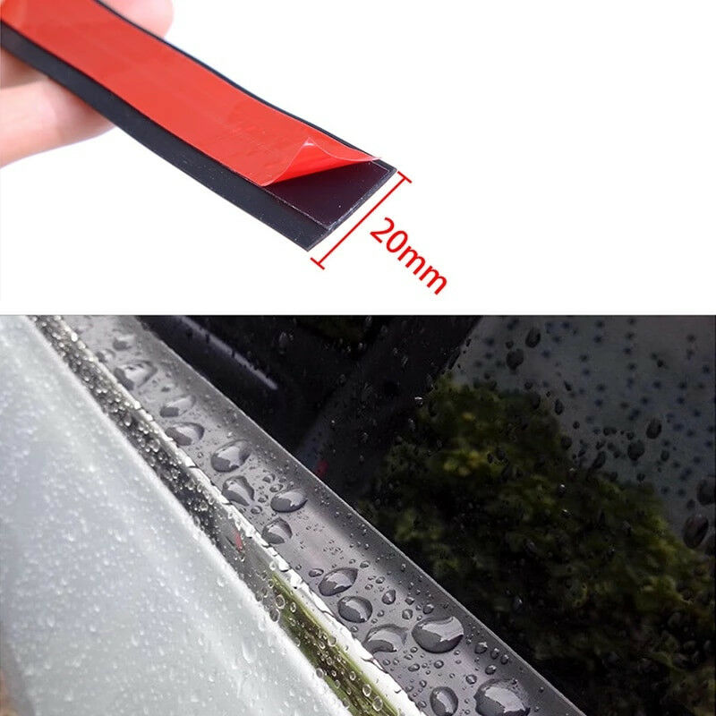 foto del prodotto 4m guarnizione in gomma adesiva esterno portiera auto e finestre da 20mm