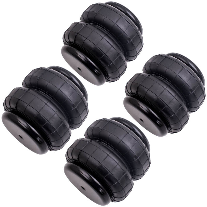 foto del prodotto 4pcs molla ad aria soffietto ammortizzatore 2500 lb 1 2 porta npt universale