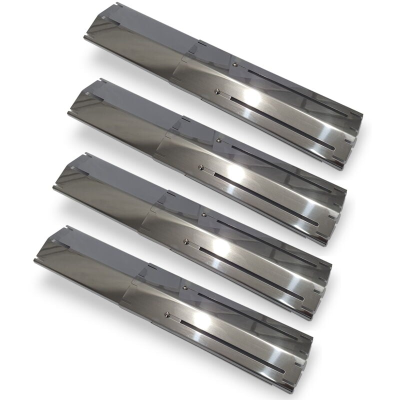 foto del prodotto 4pz diffusore di calore per barbecue a gas ricambio universale regolabile inox
