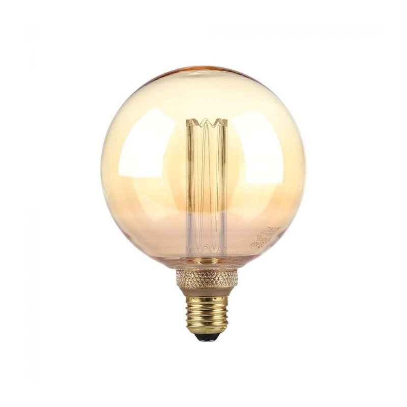 foto del prodotto 4w g125 led filamento artimamento bulba ambere glass 1800k e27