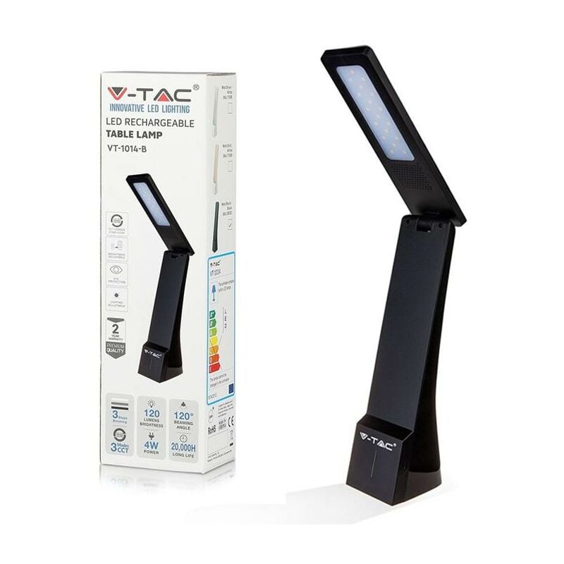 foto del prodotto 4w led lampada tavolo nero