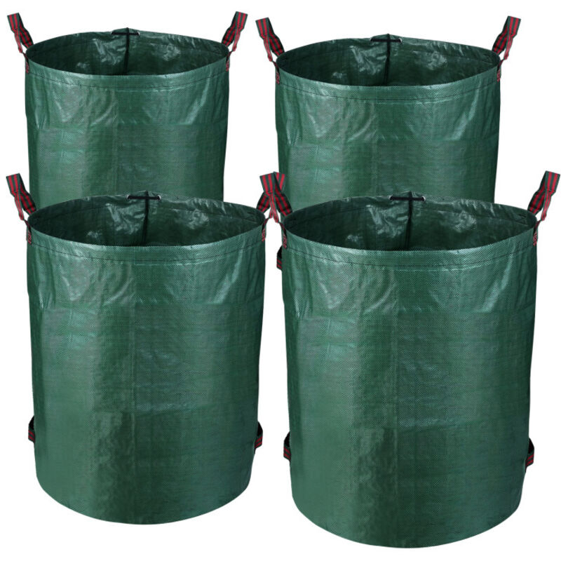 foto del prodotto 4x borsa da giardino borsa per foglie borsa per rifiuti da giardino xxl borsa da giardino borsa per prato con manici 272l swanew