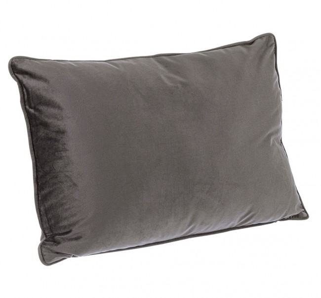 foto del prodotto 4x cuscino rettangolare grigio scuro 40x60