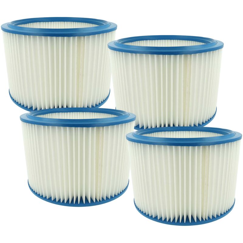 foto del prodotto 4x elemento filtrante sostituisce makita p-70225 per aspiratore secco umido - vhbw