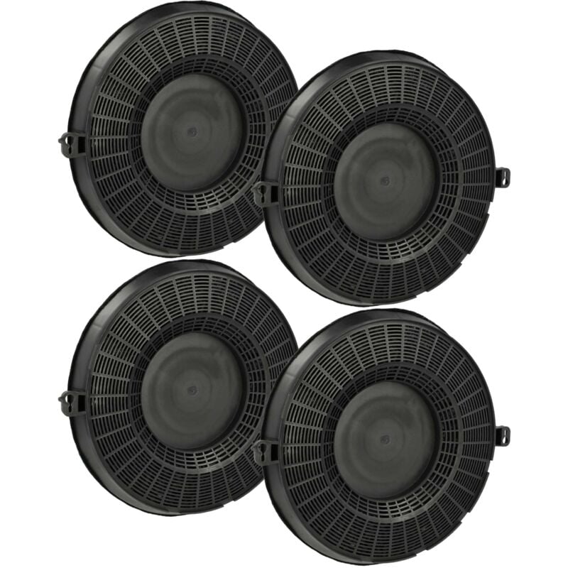 foto del prodotto 4x filtro a carboni attivi compatibile con arthur martin aft60200w, aft60200x, eft60100, eft60100x cappe aspiranti vhbw