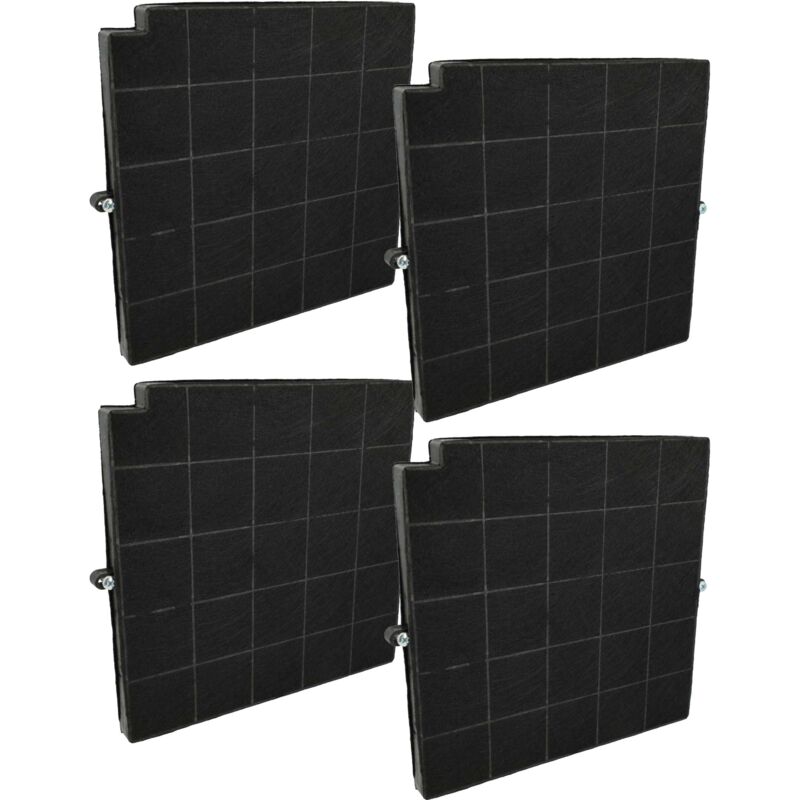 immagine 0 del prodotto 4x filtro a carboni attivi compatibile con arthur martin f127 90 ptc 875198 terni cappe aspiranti 26,5 x 25,8 x 1,8 cm vhbw