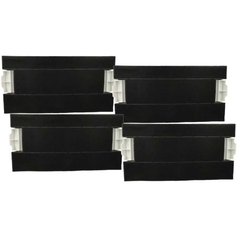 foto del prodotto 4x filtro a carboni attivi compatibile con balay 3bt779x 02, 3bt779x 03, 3bt779x 04, 3bt779x 01 cappe aspiranti 39,8 x 19,6 17,4 x 2,9 cm vhbw