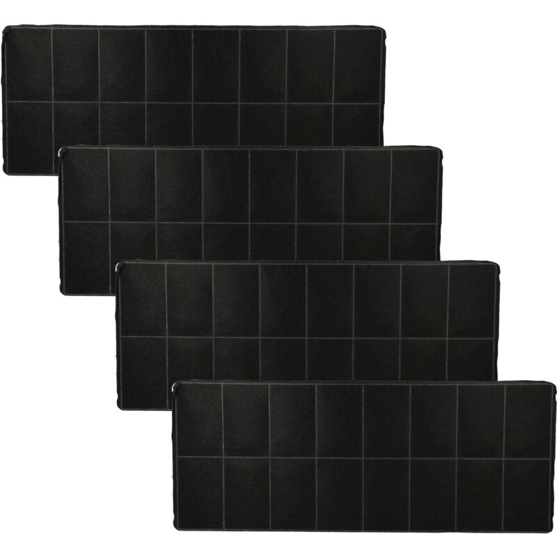 foto del prodotto 4x filtro a carboni attivi compatibile con bosch dhi645hau, dhi645hx, dhi645gau 02, dhz3400, dhi645gau 01 cappe aspiranti - 42 x 16,8 x 3,1 cm - vhbw