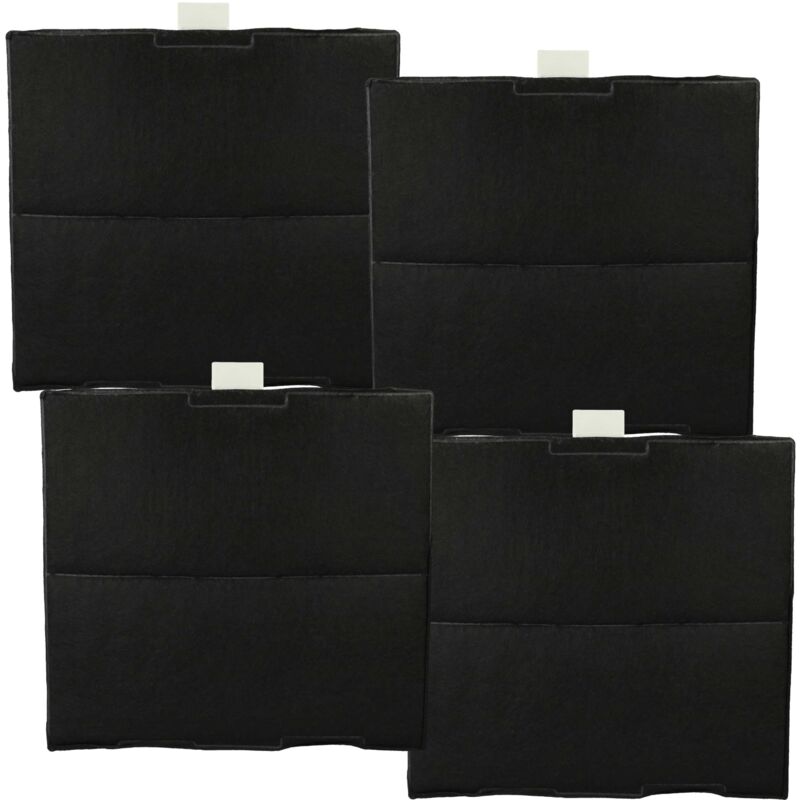 foto del prodotto 4x filtro a carboni attivi compatibile con constructa cz5137x5, cz5134x5 cappe aspiranti 23,5 x 22 x 2 cm vhbw