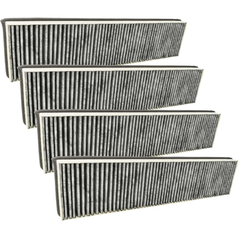foto del prodotto 4x filtro a carboni attivi compatibile con miele da 3466 60, da 3456 55, da 3461, da 3462, da 3460, da 3460 60, da 3466 cappe aspiranti vhbw