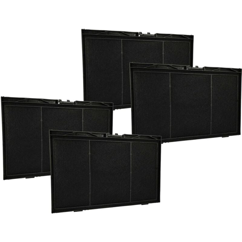 foto del prodotto 4x filtro a carboni attivi compatibile con neff d46br22x0 01, d46br22x0 02, d46br22x0 03, d46br22x0 04, d46br22x0, d46br22x1 cappe aspiranti - vhbw
