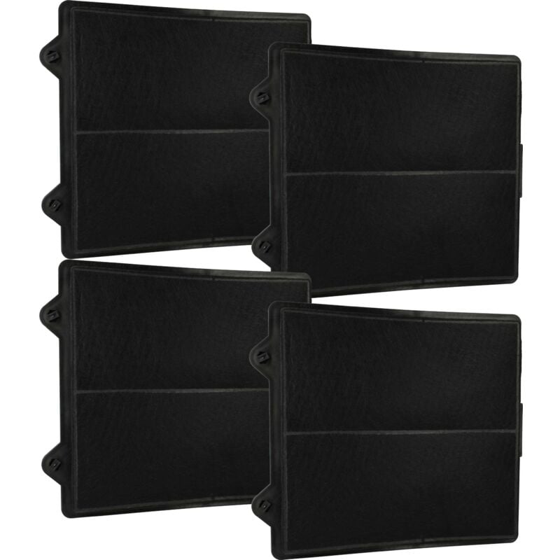 foto del prodotto 4x filtro a carboni attivi compatibile con neff d8150a1gb, d8150a1, d91e5n0, d8150n2, d8150n1gb 01, d8150n1gb, d8150n1, d8150n0 cappe aspiranti - vhbw