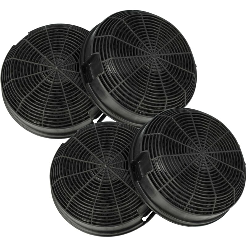 foto del prodotto 4x filtro a carboni attivi compatibile con progress pdk9031e, pdk6031e, pdk9030e, pdk6030e cappe aspiranti 15,3 cm vhbw