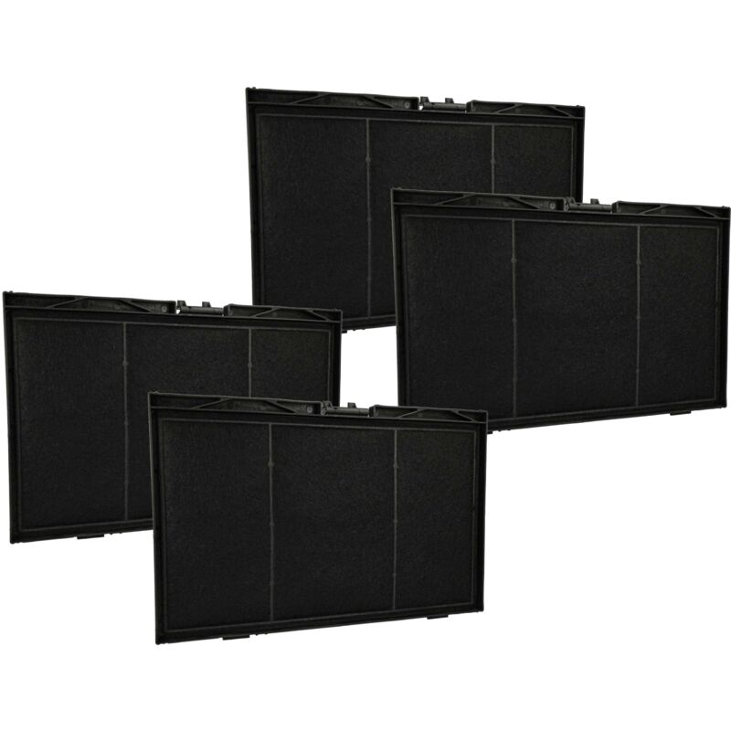 foto del prodotto 4x filtro a carboni attivi compatibile con viva vva61f350 01, vva61f350 04, vva91f251 cappe aspiranti vhbw