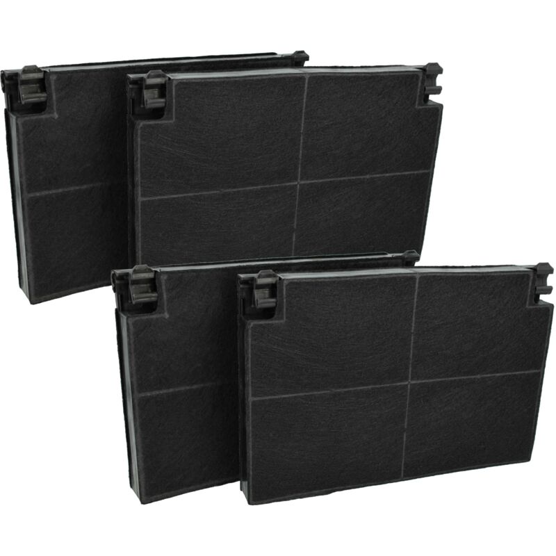 immagine 0 del prodotto 4x filtro a carboni attivi compatibile con zanker zkp9221x cappe aspiranti vhbw