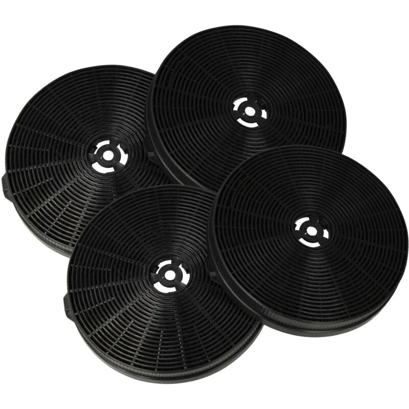 foto del prodotto 4x filtro a carboni attivi sostituisce exquisit 1010170 per cappe aspiranti 17,5 cm vhbw
