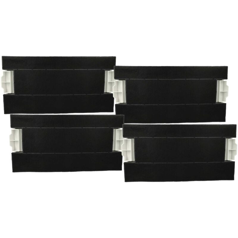 foto del prodotto 4x filtro a carboni attivi sostituisce neff z5144x5 per cappe aspiranti 39,8 x 19,6 17,4 x 2,9 cm vhbw
