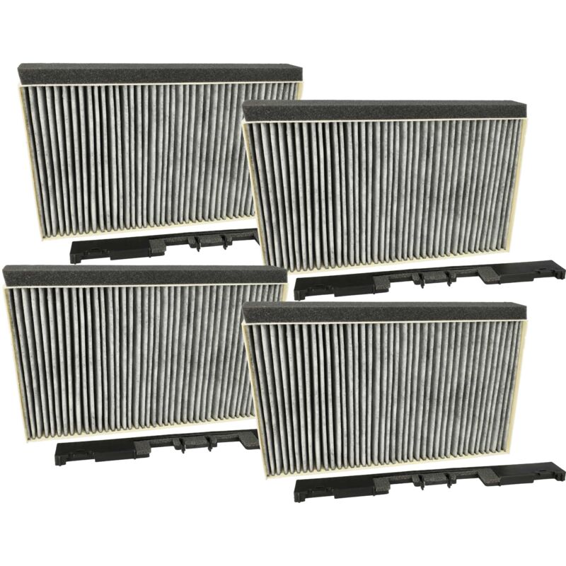 foto del prodotto 4x filtro a carboni attivi sostituisce siemens 8718868949400, 703606, 744073, lz52850, as-azkf900, lz52451, jz5102x5 per cappe aspiranti - vhbw