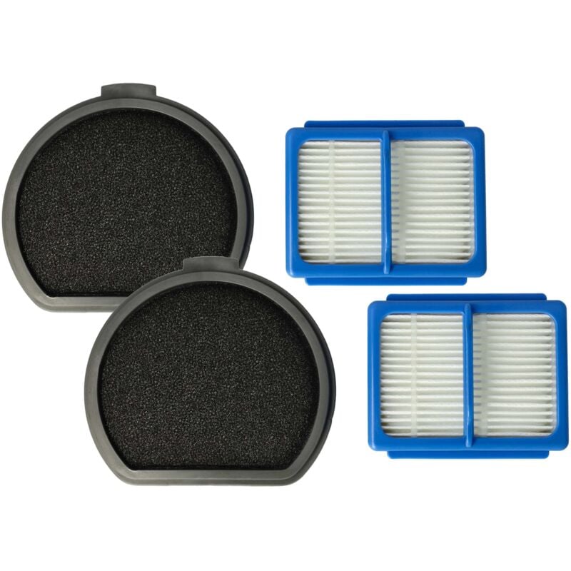 foto del prodotto 4x filtro compatibile con aeg qx9-1-alrg, qx9, qx9-1-40gg, askqx9 aspirapolvere - filtro principale, pre-filtro - vhbw