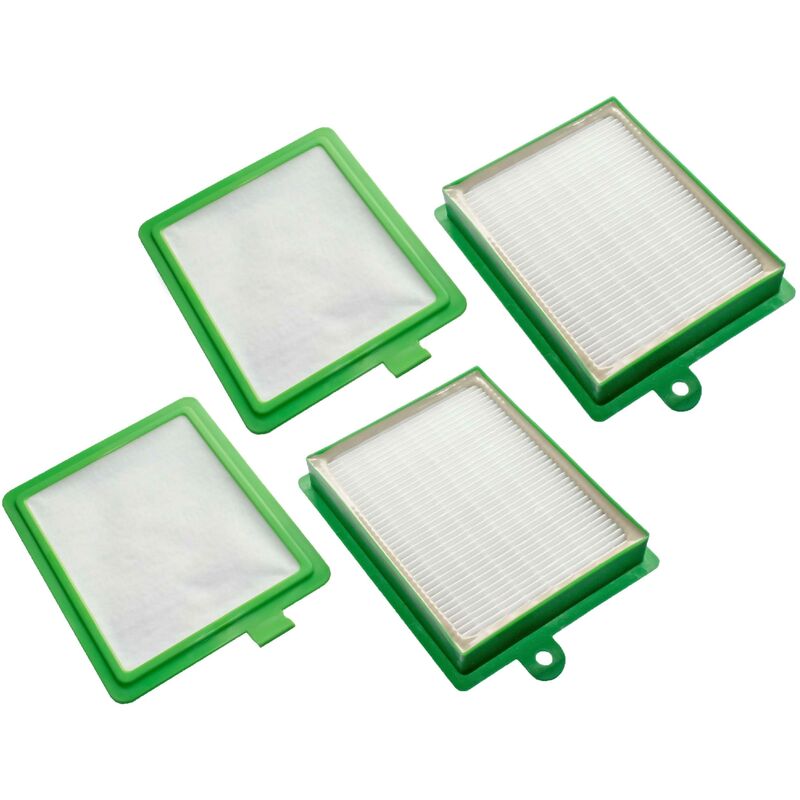 foto del prodotto 4x filtro compatibile con arnica terra green 1482, mila trend 155g, terra green 1481 aspirapolvere - filtro hepa, microfiltro - vhbw