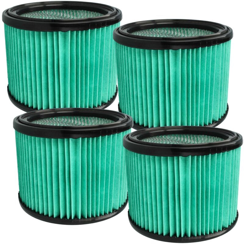 foto del prodotto 4x filtro compatibile con bosch 060197c100, 06019e5100 aspirapolvere - filtro hepa azzurro nero - vhbw