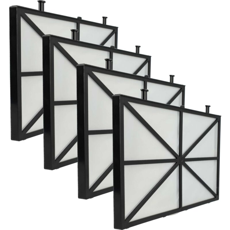 foto del prodotto 4x filtro compatibile con dolphin sf 40, m200, sf 50, lr6 aspiratore, robot per piscine - filtro a maglie fini, 26,5 x 15,8 x 1,1 cm - vhbw
