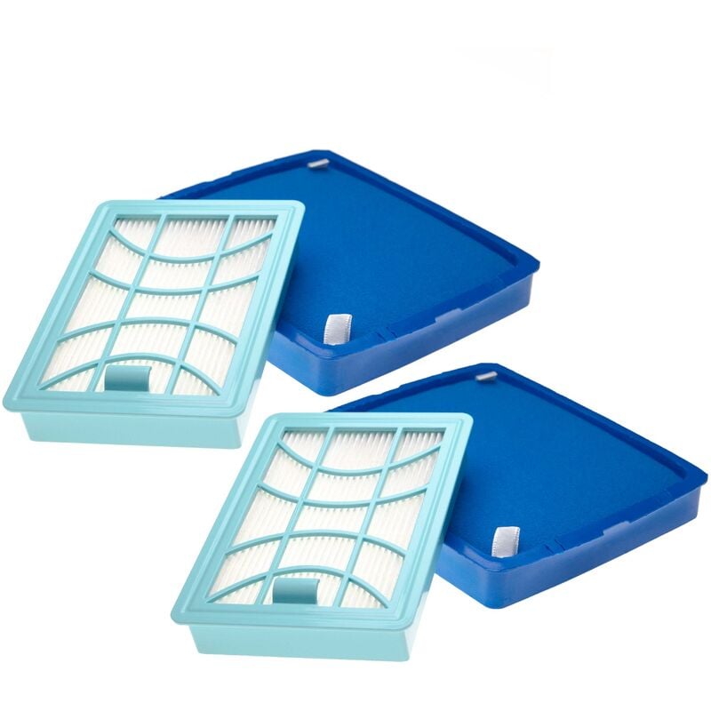 foto del prodotto 4x filtro compatibile con philips powerpro expert fc9747 09, fc9747 aspirapolvere - filtro aria di scarico, filtro d'aspirazione - vhbw