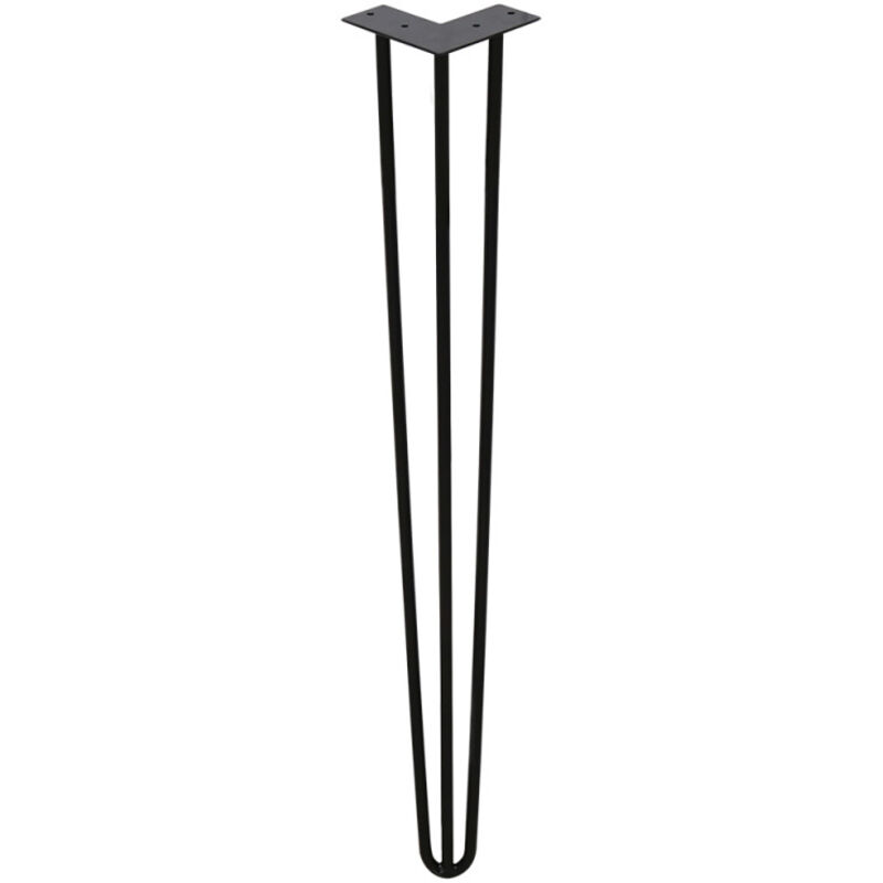 foto del prodotto 4x gambe a perno 45cm 3 staffe gambe da tavolo gambe a perno gambe da tavolo fai da te piedini per tavolo tavolo da pranzo swanew